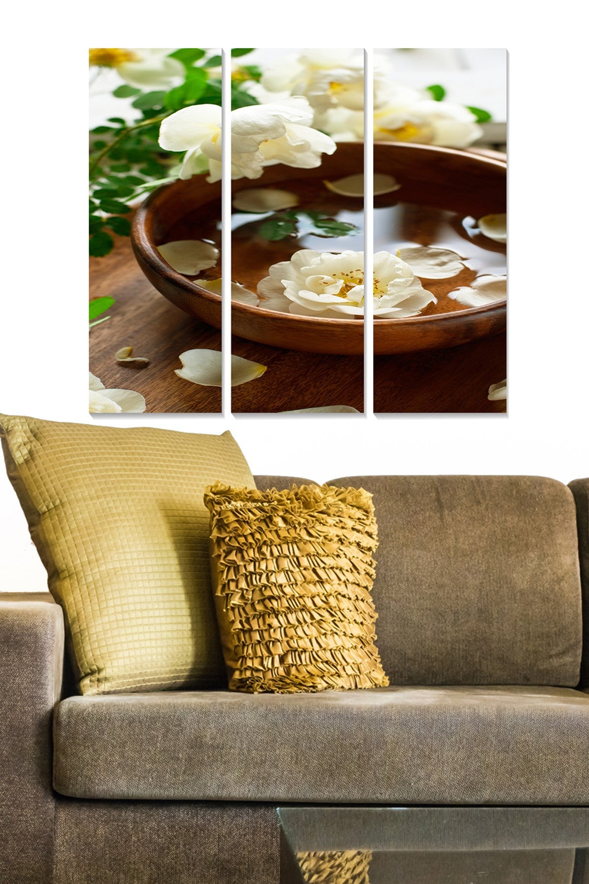 Conjunto de Quadros Decorativos em MDF (3 Peças) Multicolor – 70 x 50 cm (Total), MDF 3 mm