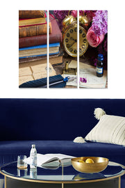 Quadro Decorativo MDF Multicolor – 3 Peças, Total 70x50 cm, Espessura 3 mm