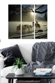 Conjunto de Quadros Decorativos em MDF (3 Peças) Multicolor – 20 x 50 cm cada, Tamanho Total 70 x 50 cm, Espessura 3 mm | MDF2921382