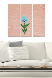 Quadro Decorativo em MDF Multicolor (3 Peças) – 70x50 cm, 3 mm