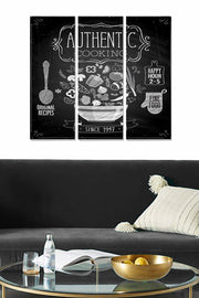 Quadro Decorativo MDF Multicolor, Conjunto de 3 Peças, 70 x 50 cm (Total), MDF 3 mm