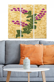 Quadro Decorativo em MDF Multicolorido – Conjunto de 3 Peças (20 x 50 cm cada) | Total 70 x 50 cm | MDF 3 mm