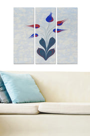 Quadro Decorativo Multicolor em MDF – 3 Peças, 70x50 cm (20x50 cm cada, 3 mm)