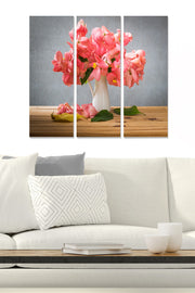 Quadro Decorativo em MDF Multicolor (3 Peças) 70x50 cm – Espessura 3 mm