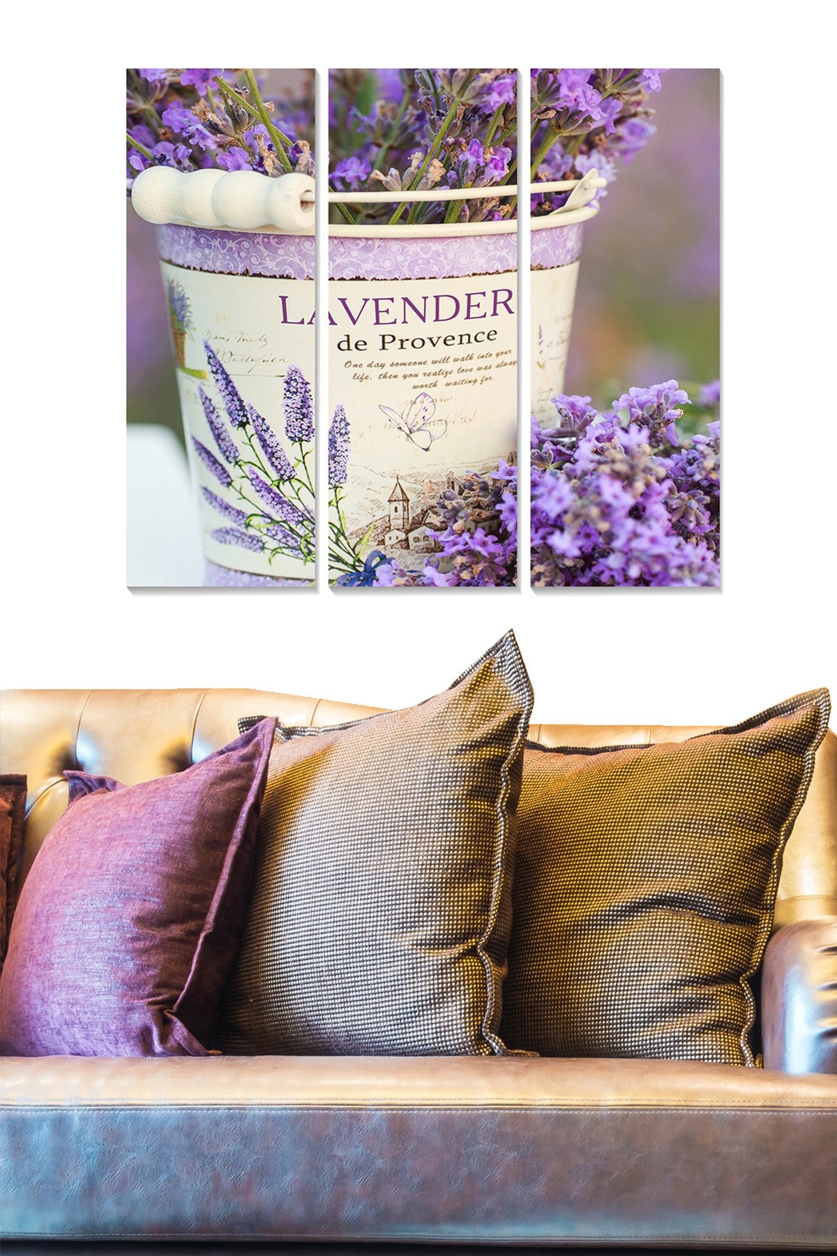 Quadro Decorativo em MDF Multicolor – Conjunto de 3 Peças (20x50 cm cada), Espessura 3 mm, Tamanho Total 70x50 cm