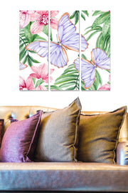 Quadro Decorativo em MDF 100% Multicolor – Conjunto de 3 Peças (20 x 50 cm cada, total 70 x 50 cm), Espessura 3 mm