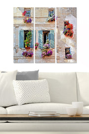 Quadro Decorativo em MDF Multicolor – Conjunto de 3 peças, 70 x 50 cm (total), espessura 3 mm