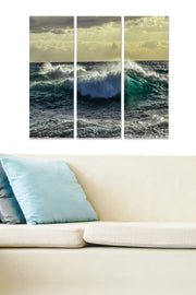 Conjunto de 3 Quadros Decorativos em MDF Multicolor – Tamanho Total 70x50 cm, Espessura 3 mm