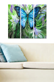 Quadro Decorativo em MDF Multicolor – Conjunto de 3 Peças (70x50 cm Total, 3 mm)