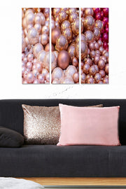 Quadro Decorativo em MDF Multicolor (3 Peças) 70x50 cm, Espessura 3 mm