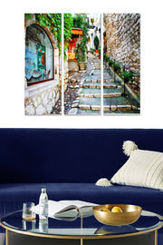 Conjunto de Quadros Decorativos em MDF (3 Peças) Multicolor – 20x50 cm cada, total 70x50 cm, espessura 3 mm