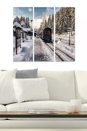 Quadro Decorativo em MDF Multicolor – Conjunto de 3 Peças (70x50 cm, 3 mm)