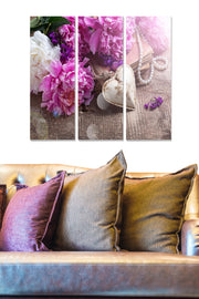 Quadro Decorativo em MDF Multicolor (Conjunto de 3 Peças) – 20 x 50 cm cada, 70 x 50 cm total, 3 mm de espessura