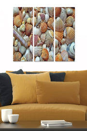 Quadro Decorativo em MDF Multicolor — Conjunto de 3 Peças (20x50 cm cada, total 70x50 cm) | MDF 100% 3 mm