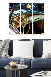 Quadro Decorativo em MDF 3 mm (Conjunto de 3 Peças) – Multicolor – 20x50 cm cada, 70x50 cm total – MDF3046424