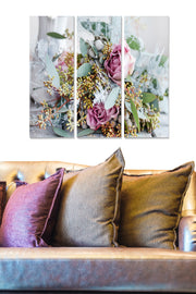 Quadro Decorativo em MDF Multicolor — Conjunto de 3 Peças (20x50 cm cada), Total 70x50 cm, Espessura 3 mm