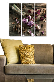 Quadro Decorativo em MDF Multicolor (Conjunto de 3) — 70 x 50 cm total | 3x 20 x 50 cm | MDF 3 mm