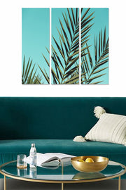 Tríptico Decorativo em MDF Multicolor – 3 Peças (20x50 cm cada, 70x50 cm total)