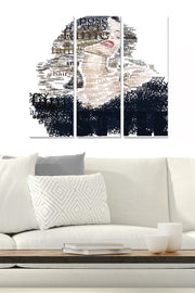 Tríptico Decorativo em MDF Multicor 70x50 cm (3x20x50 cm) – Espessura 3 mm