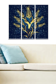 Quadro Decorativo em MDF Multicolor (Conjunto de 3 Peças) 70x50 cm, Espessura 3 mm