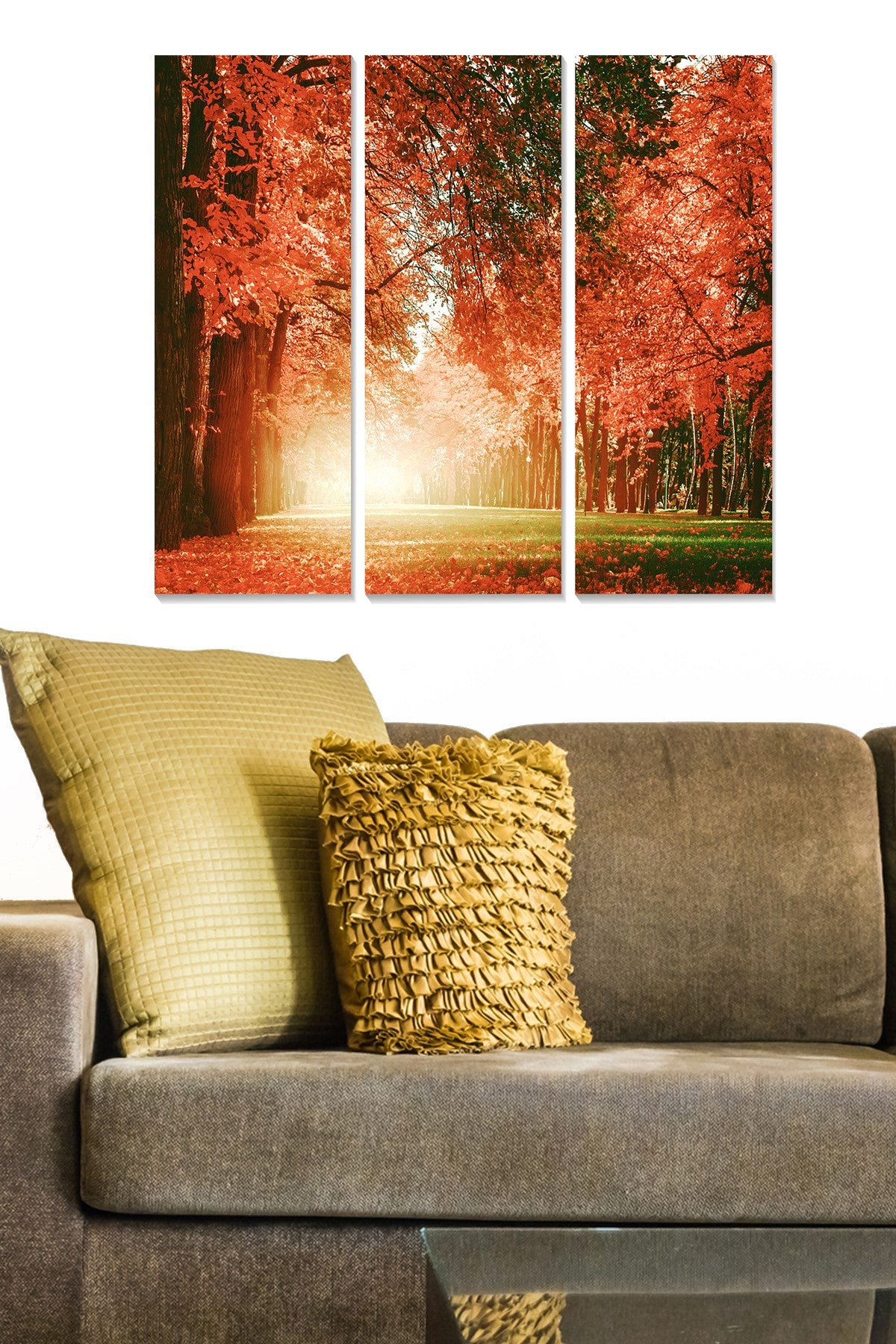 Quadro Decorativo em MDF Multicolor (3 Peças) – 70 x 50 cm total, 20 x 50 cm cada, MDF 3 mm – Modelo MDF312214031