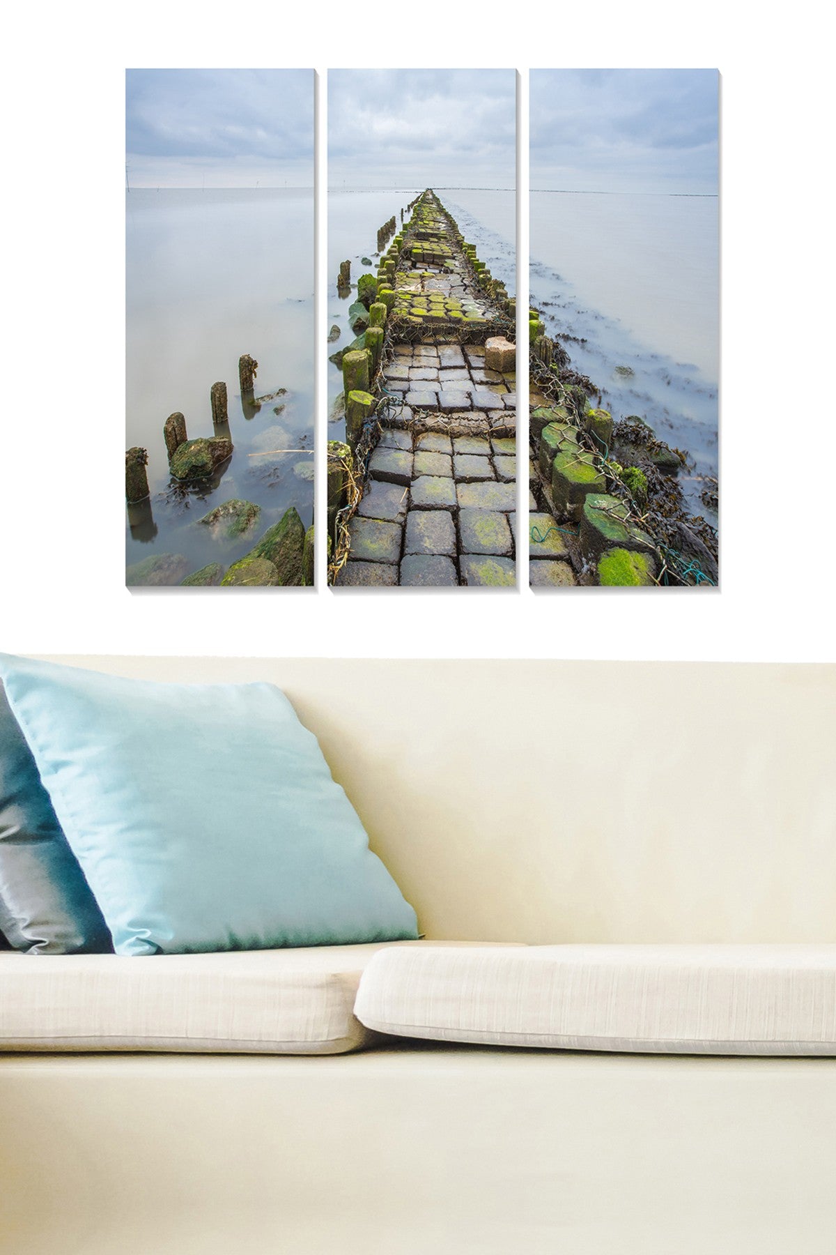 Quadro Decorativo em MDF Multicolor (3 Peças) 70x50 cm – 100% MDF 3 mm – MDF3130133