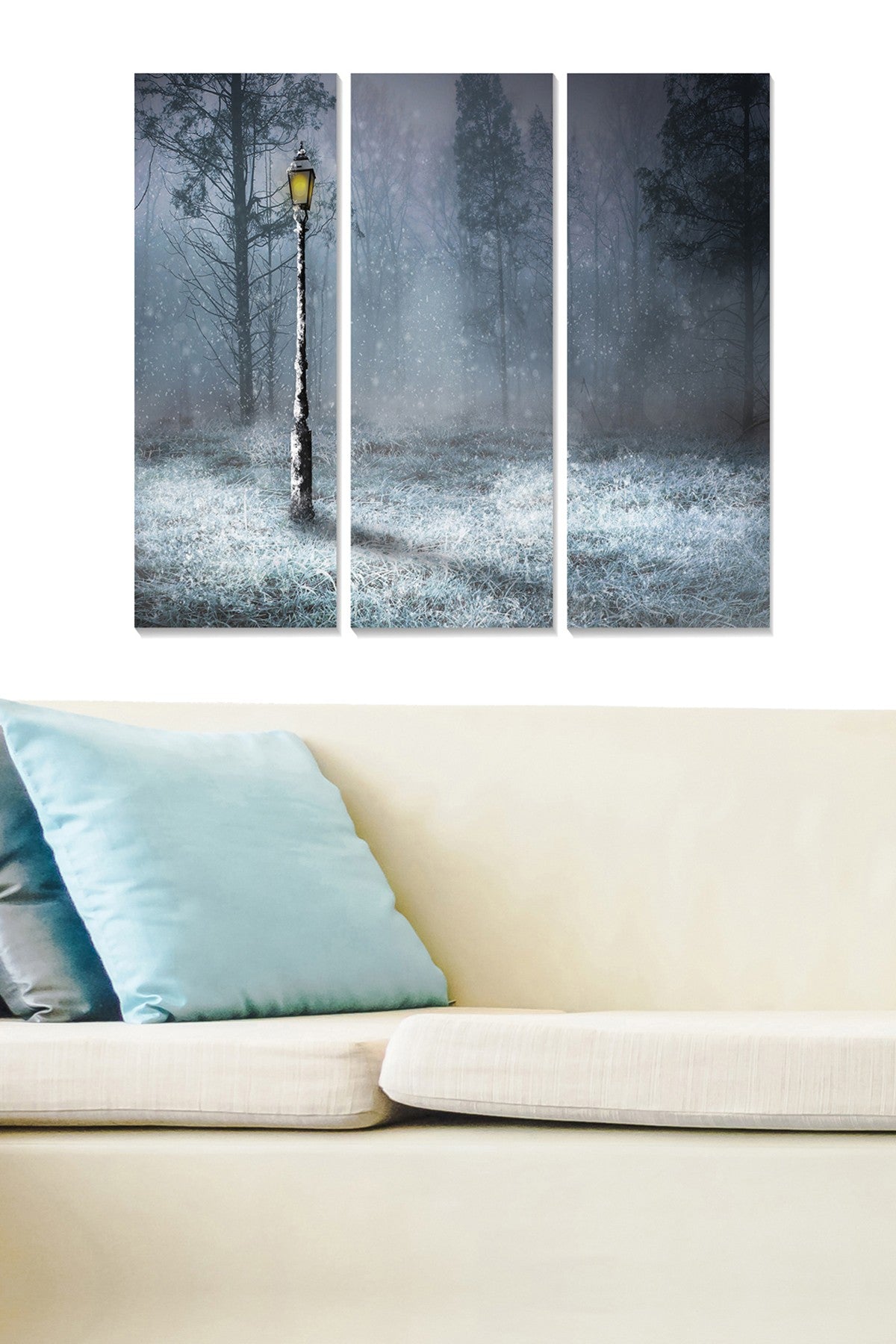 Tríptico Decorativo em MDF Multicolor 70x50 cm (3 Peças, 3 mm)