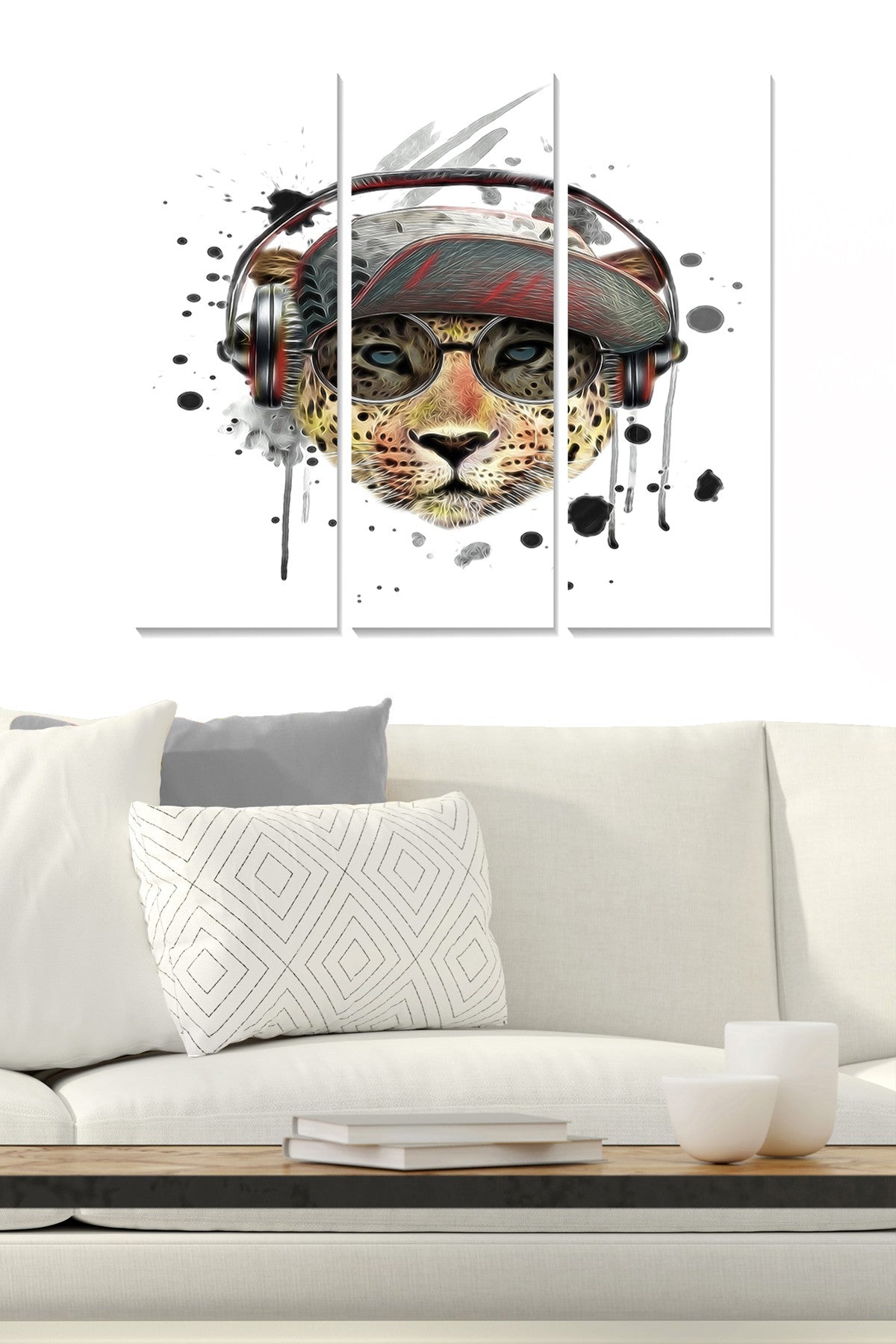 Quadro Decorativo em MDF Multicolor (Conjunto de 3 Peças) 70x50 cm – MDF313893998