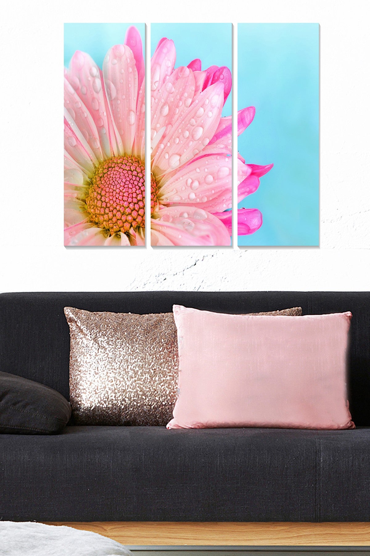 Tríptico Decorativo em MDF (3 Peças) Multicolor — 70 x 50 cm