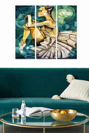 Quadro Decorativo Tríptico em MDF Multicolor (3 Peças) 70 x 50 cm – 100% MDF, 3 mm