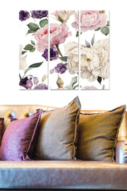 Tríptico Decorativo em MDF, Multicolor, 70x50 cm (3x 20x50 cm, 3 mm)