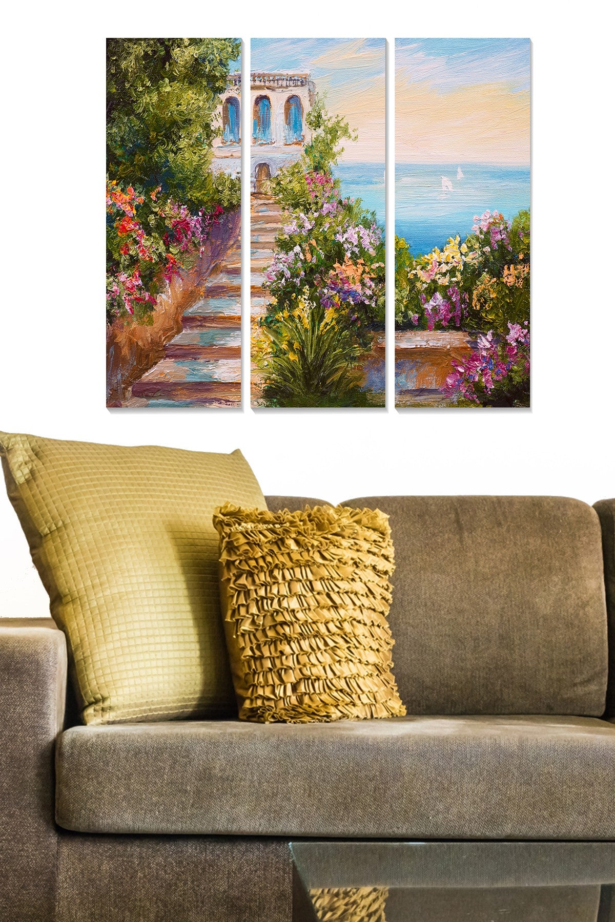 Quadro Decorativo em MDF Multicolor – Conjunto de 3 Peças 70x50 cm, 3 mm (MDF318558116)