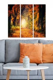 Quadro Decorativo em MDF Multicolor (Conjunto 3 Peças) – 70x50 cm total, 3 mm espessura – MDF3186876