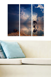 Tríptico Decorativo em MDF Multicolor 70x50 cm (3 Peças, 3 mm) – MDF3195637