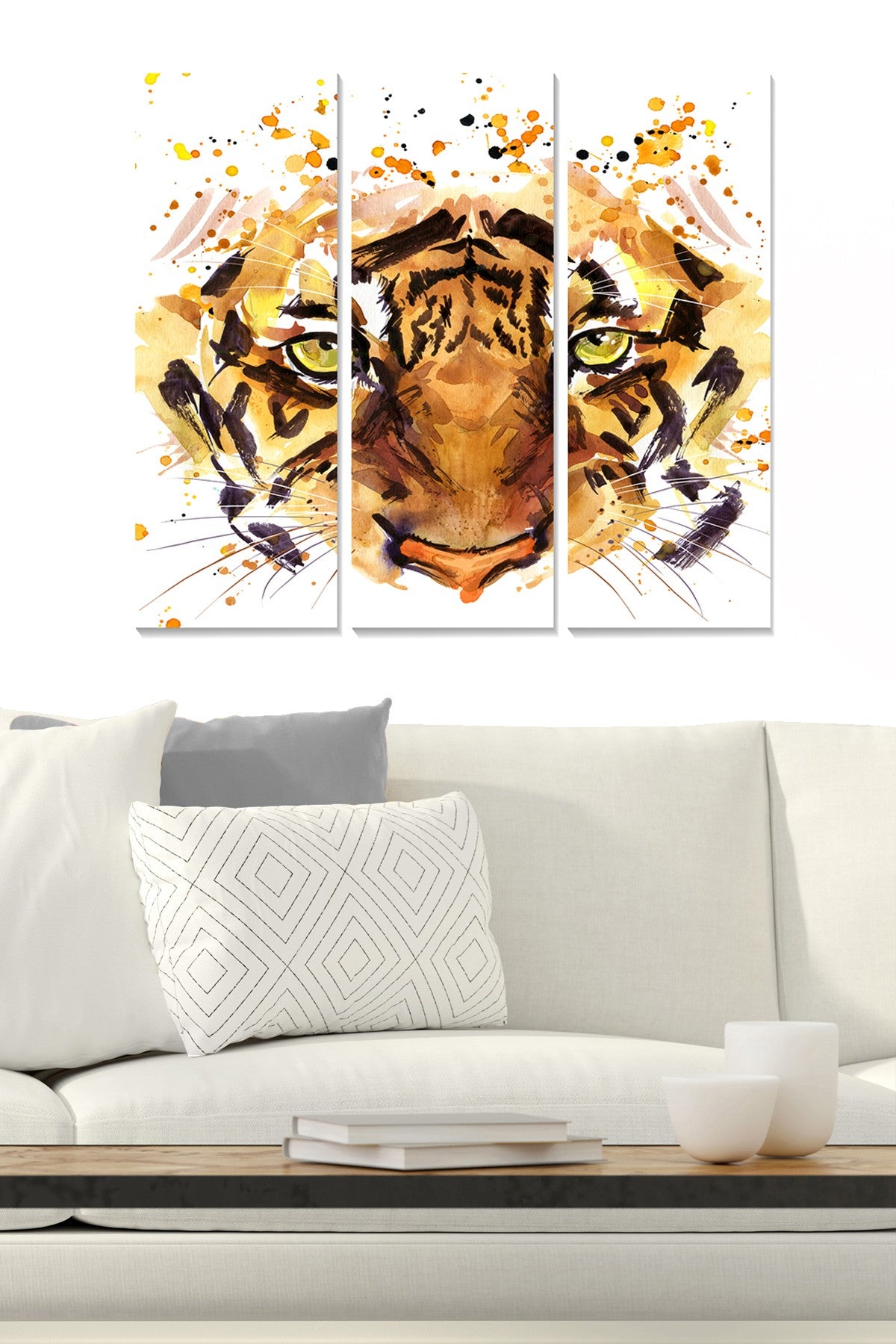 Quadro Decorativo em MDF Multicolor (3 Peças) 70x50 cm – MDF320915006