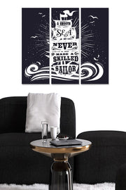 Quadro Decorativo em MDF Multicolor – Conjunto de 3 Peças, 70x50 cm (MDF 3 mm)