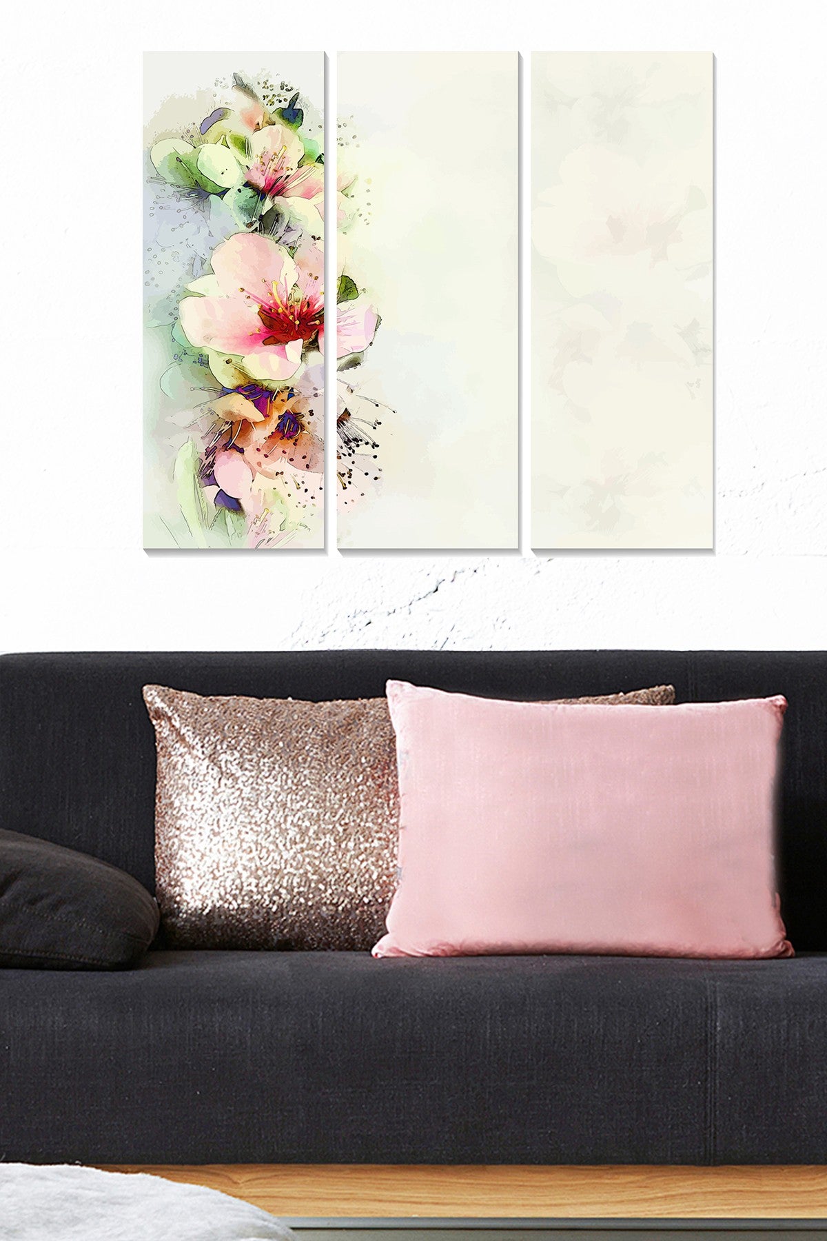 Tríptico Decorativo em MDF Multicolor 70x50 cm (3 Peças, 3 mm)