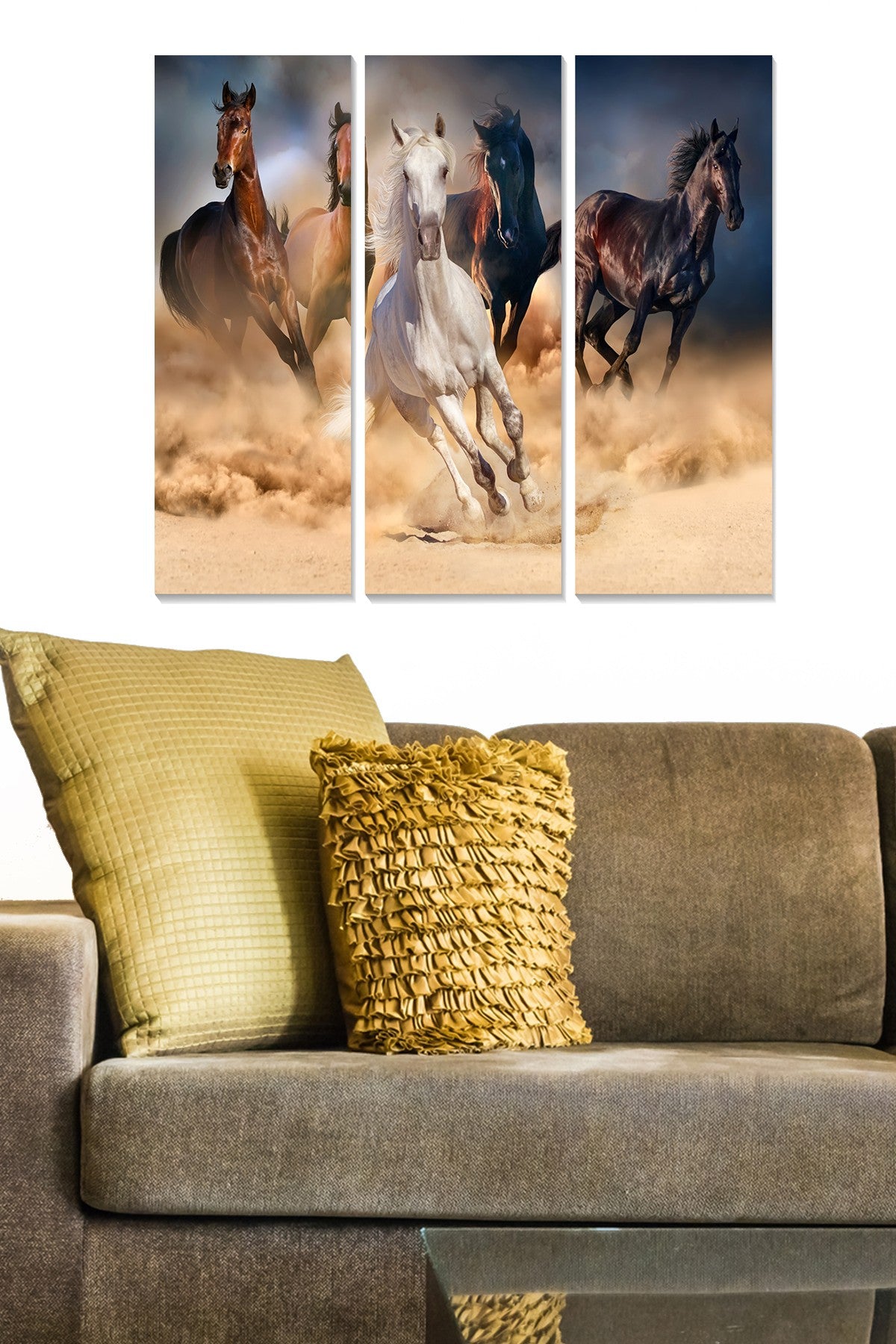 Quadro Decorativo Multicolor em MDF 100% (Conjunto de 3 Peças) 70x50 cm, 3 mm