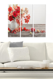 Quadro Decorativo em MDF Multicolor — Conjunto de 3 Peças, 70x50 cm (20x50 cm cada, 3 mm)