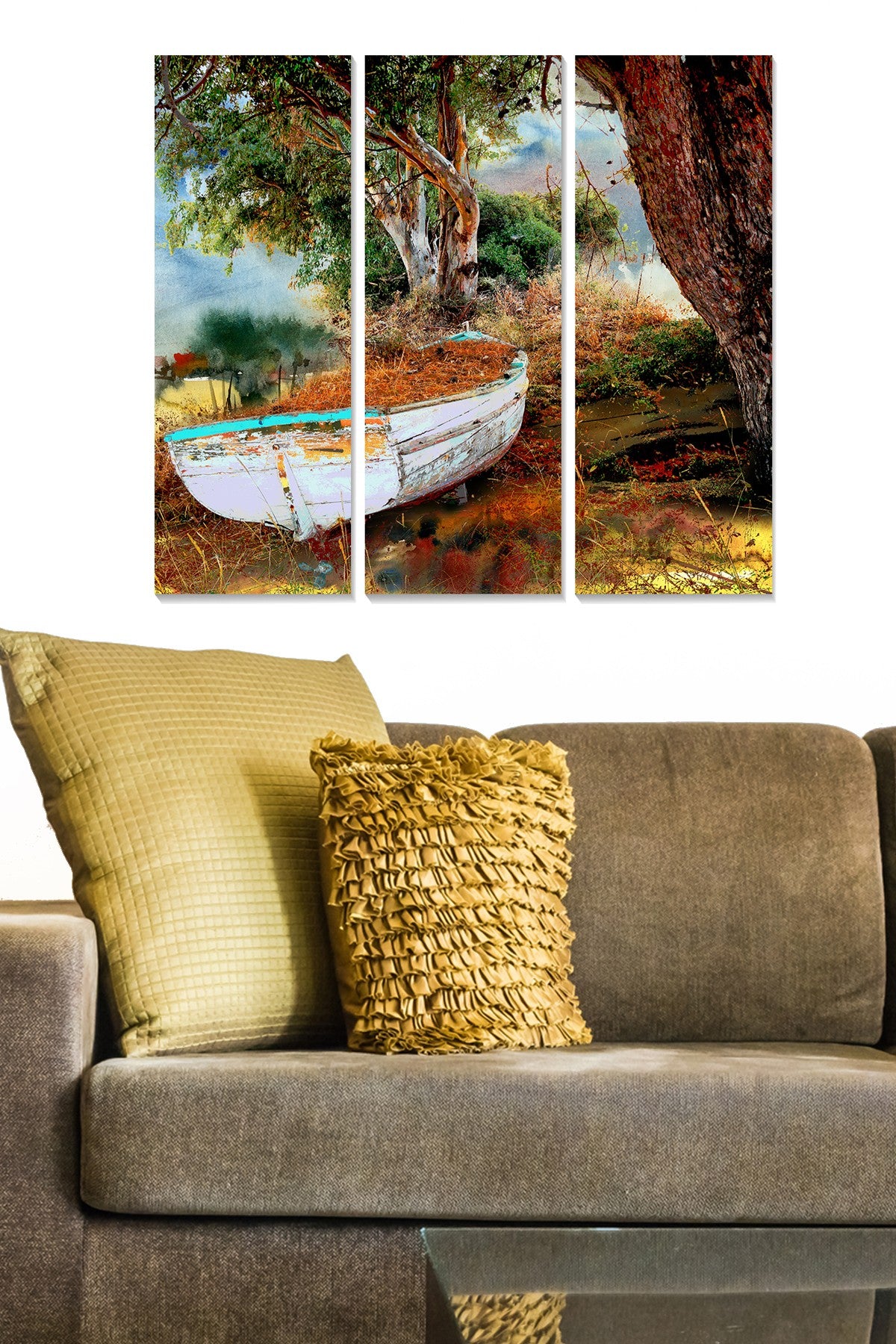 Tríptico Decorativo em MDF Multicolor – 70x50 cm (3x20x50) – Espessura 3 mm