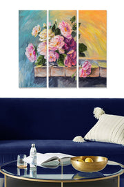 Conjunto de Quadros Decorativos em MDF (3 Peças), Multicolor, 70 x 50 cm