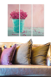 Quadro Decorativo em MDF Multicolor – Conjunto de 3 Peças (20 x 50 cm cada), Espessura 3 mm, Tamanho Total 70 x 50 cm