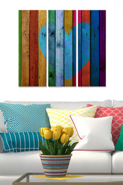 Quadro Decorativo MDF Multicolor – Conjunto 3 Peças, 70x50 cm (3 mm)