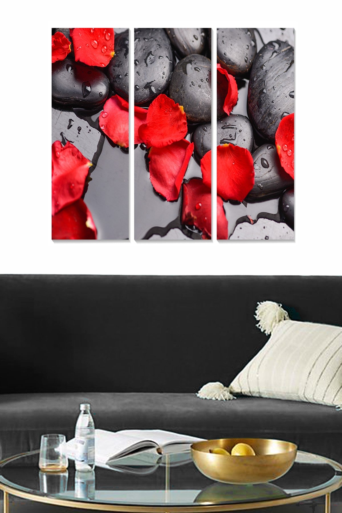 Tríptico Decorativo em MDF Multicolor 70x50 cm (3 Peças, 3 mm)