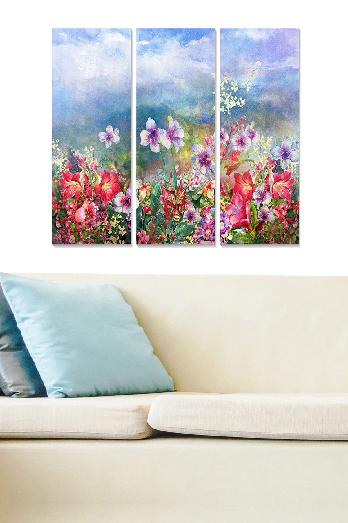 Quadro Decorativo em MDF Multicolor (3 Peças) 70x50 cm, 3 mm – Modelo MDF334099280