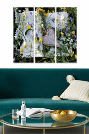 Conjunto de Quadros Decorativos em MDF (3 Peças) Multicolor – 70 x 50 cm, Espessura 3 mm