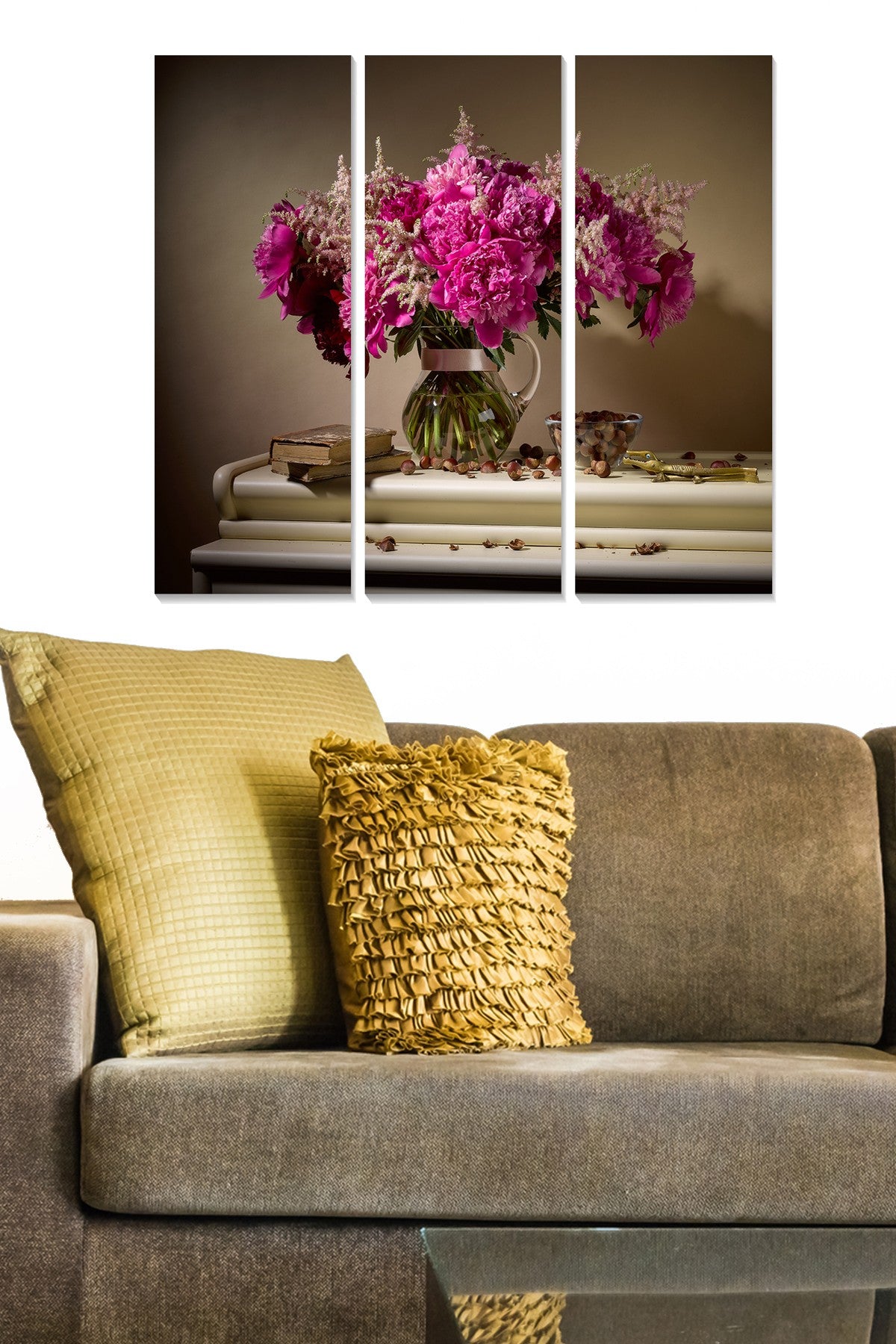 Conjunto de Quadros Decorativos em MDF Multicolor (3 Peças) – 70x50 cm Total, 3 mm | MDF335962598 | 553BNC2640