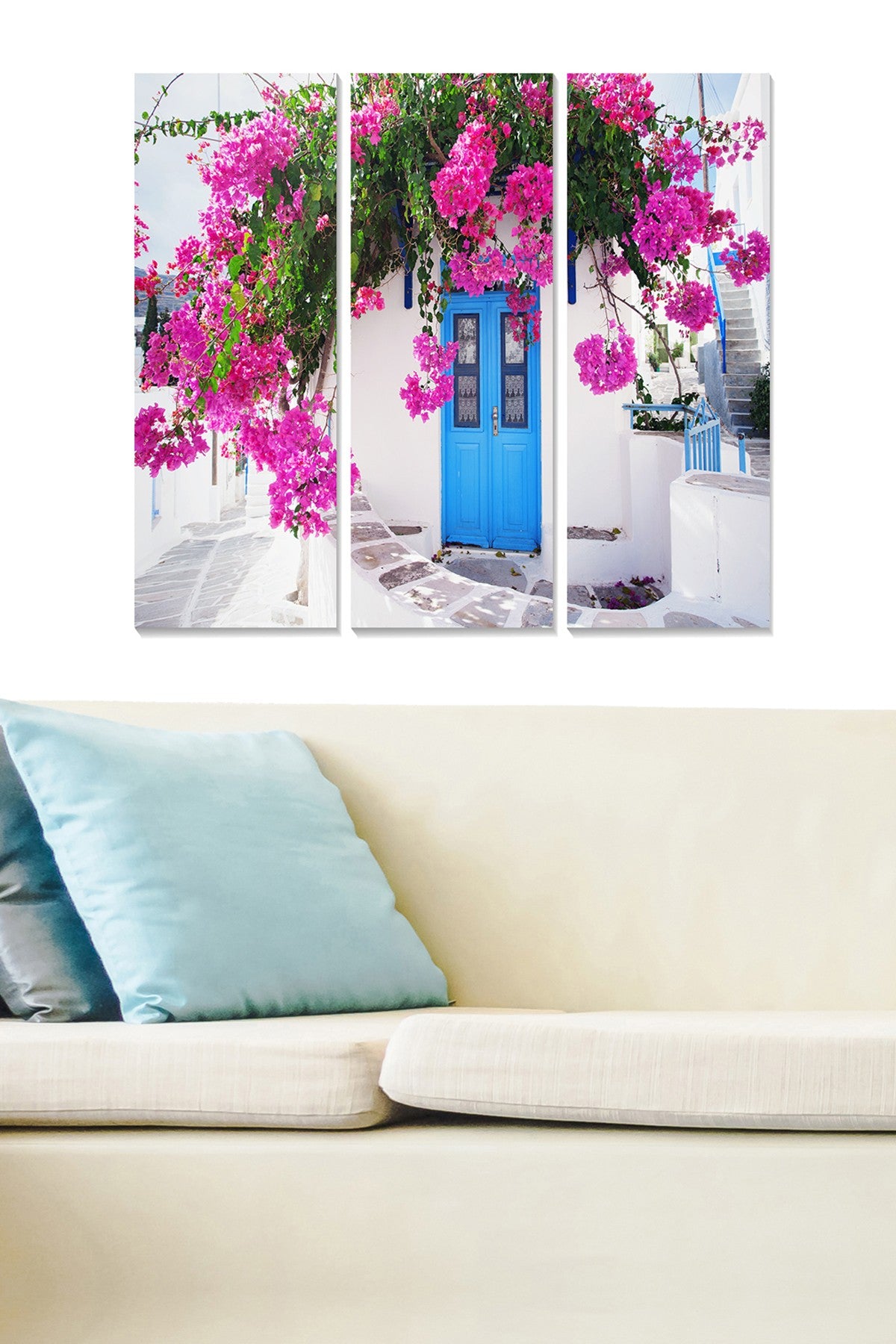 Conjunto de Quadros Decorativos em MDF 3 mm, Multicolorido (3 Peças) – 20x50 cm cada, 70x50 cm total