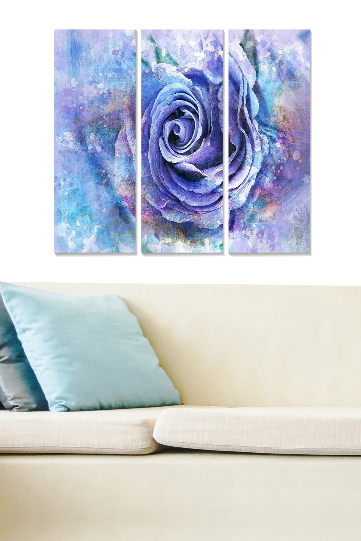 Conjunto de Quadros Decorativos em MDF (3 Peças) Multicolor – 70 x 50 cm (Total), 3 mm