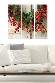 Quadro Decorativo em MDF (3 Peças) Multicolor – 70 x 50 cm (20 x 50 cm cada)